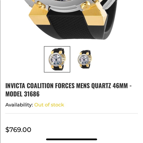 Invicta Coalition Forces 31686 300M Diver Watch - Picture 14 of 16